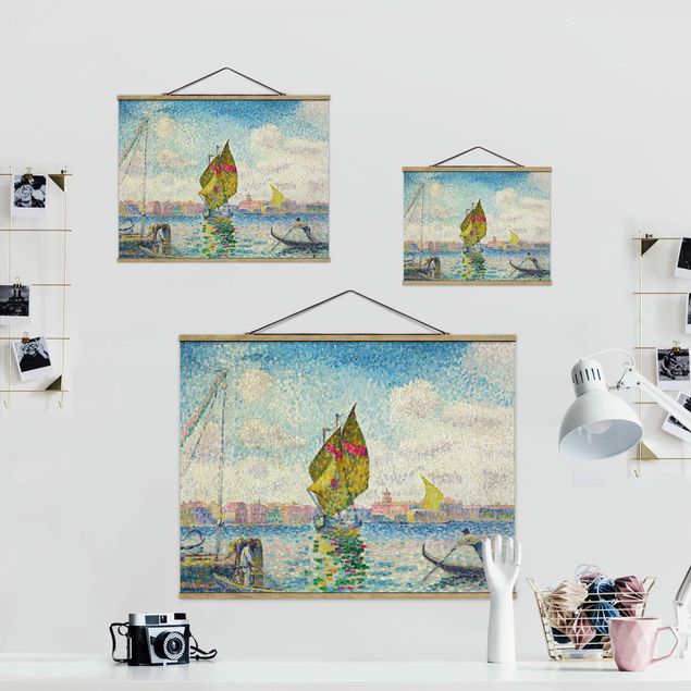 Wandbilder Kunstdruck Henri Edmond Cross - Segelboote auf dem Giudecca