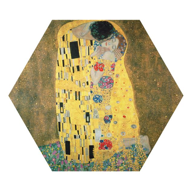 Wandbilder Kunstdruck Gustav Klimt - Der Kuß