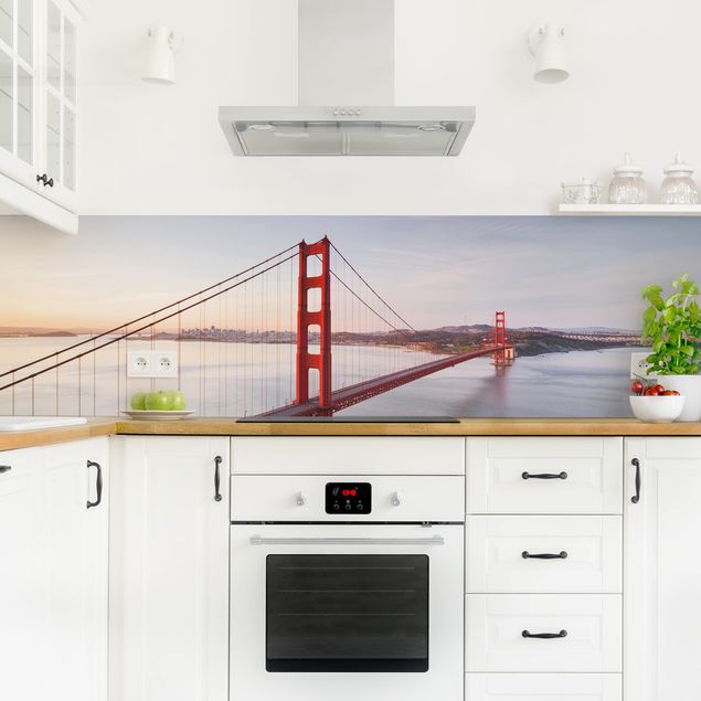 Küchenrückwand Skyline Golden Gate Bridge in San Francisco