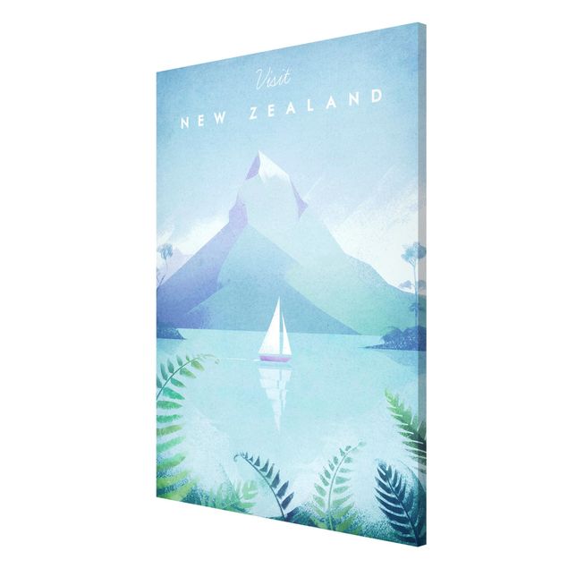 Magnettafel Reiseposter - Neuseeland