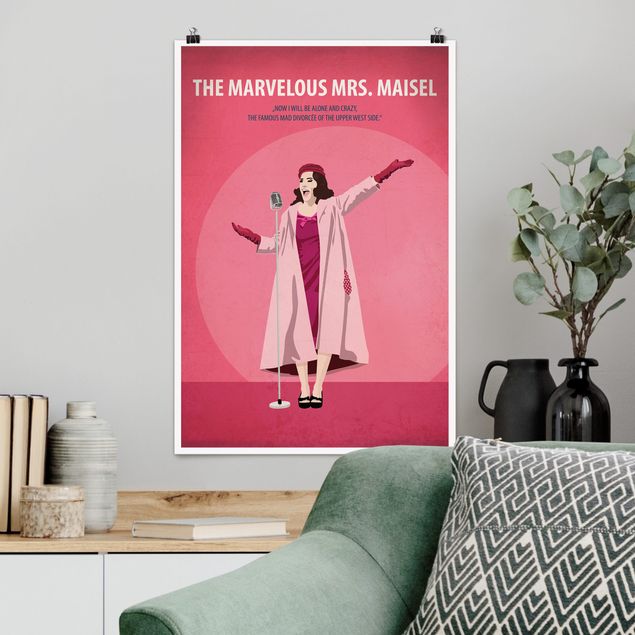 Poster Illustration Filmposter The marvelous Mrs Maisel