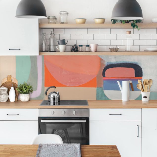 Küchenrückwand abstrakt Multiform IV