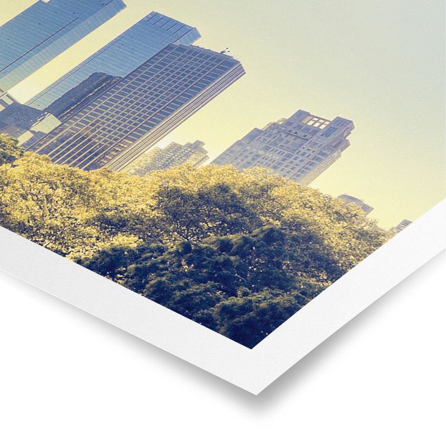 Poster - Peaceful Central Park - Panorama Querformat
