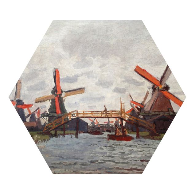 Kunstdrucke Claude Monet - Windmühlen Zaandam