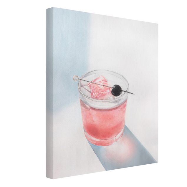 Schöne Leinwandbilder Cherry Summer Cocktail