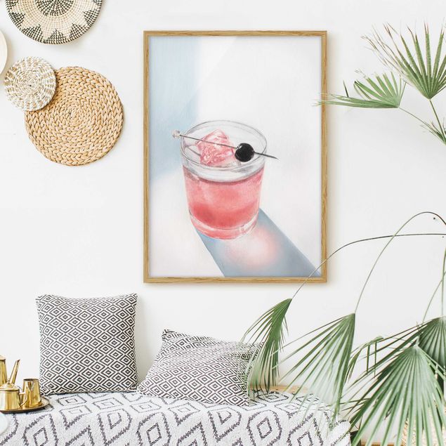 Schöne Wandbilder Cherry Summer Cocktail