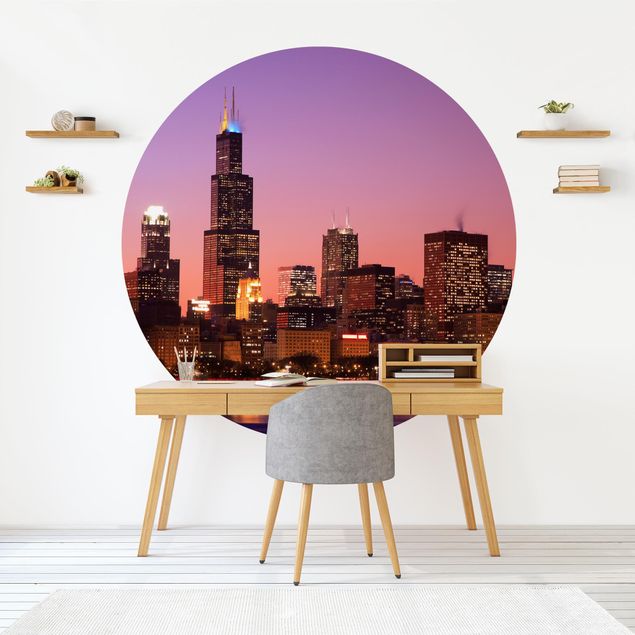 Moderne Tapeten Chicago Skyline