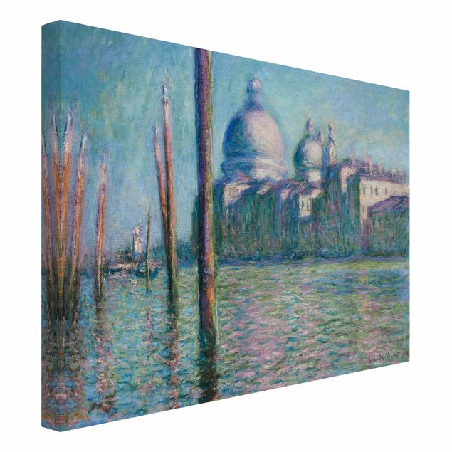 Leinwandbilder Skyline Claude Monet - Der große Kanal