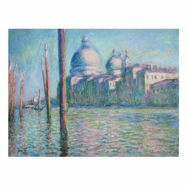Leinwandbilder Wohnzimmer modern Claude Monet - Der große Kanal