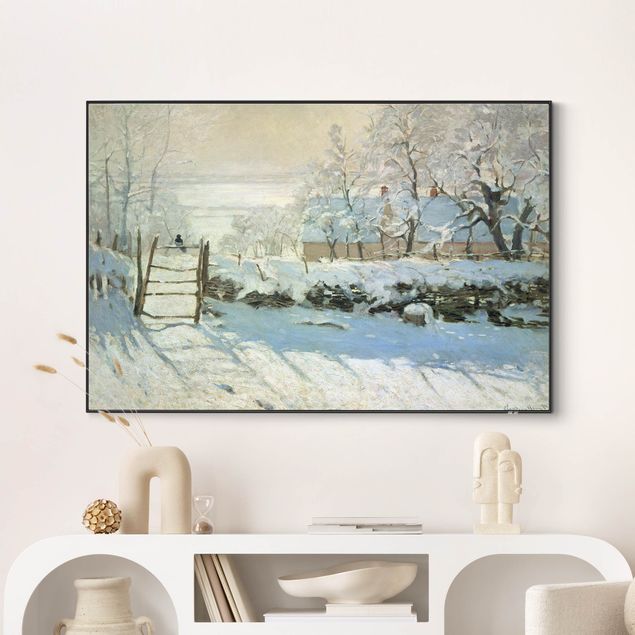 Impressionismus Bilder Claude Monet - Die Elster