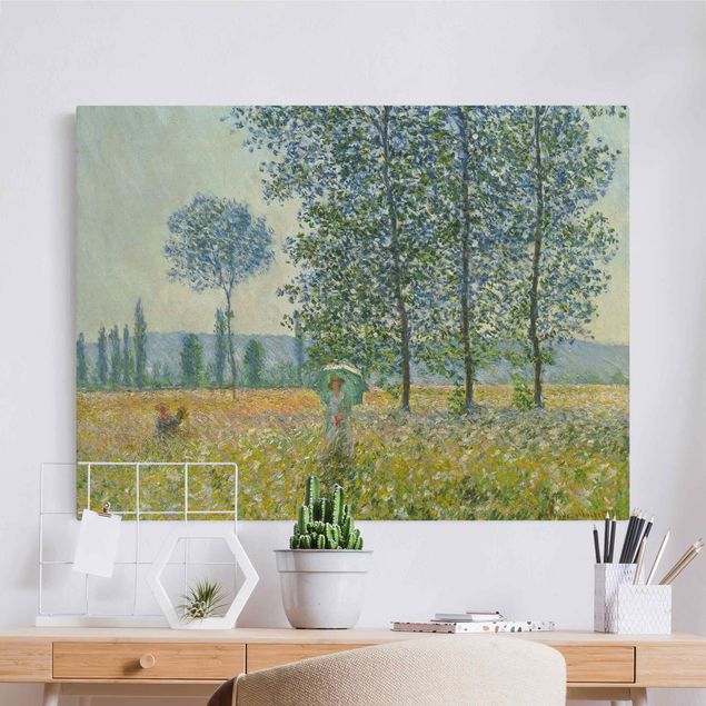 Wandbilder XXL Claude Monet - Felder im Frühling
