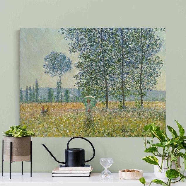 Impressionismus Bilder Claude Monet - Felder im Frühling