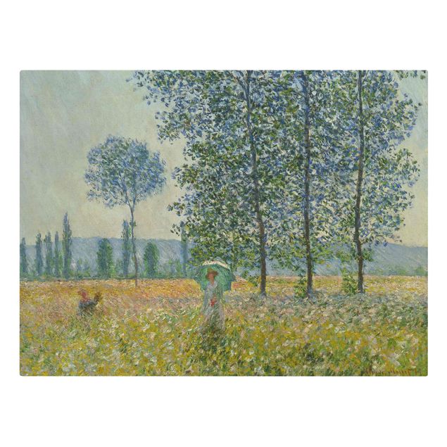 Kunstdrucke auf Leinwand Claude Monet - Felder im Frühling