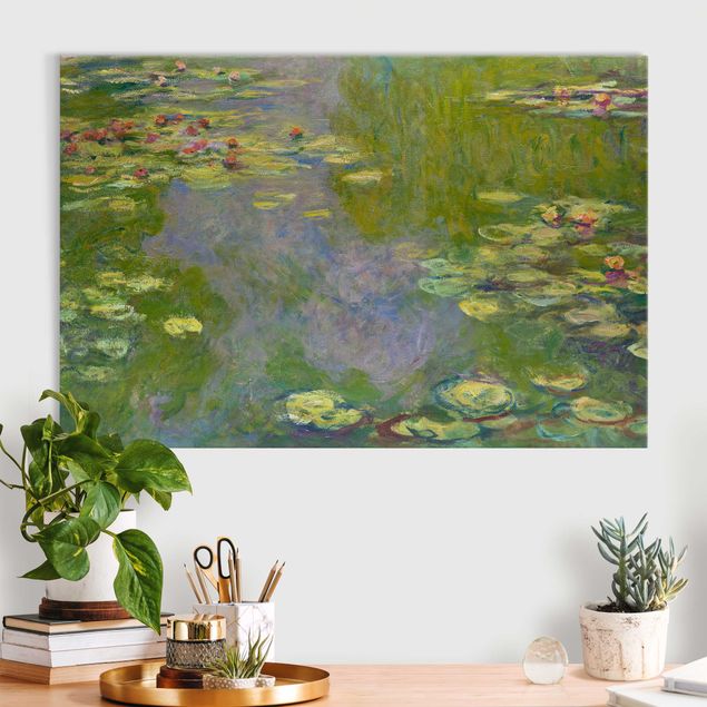 Impressionismus Bilder Claude Monet - Grüne Seerosen