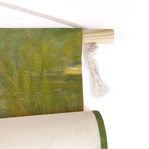 Wandbehang Kunst Claude Monet - Grüne Seerosen