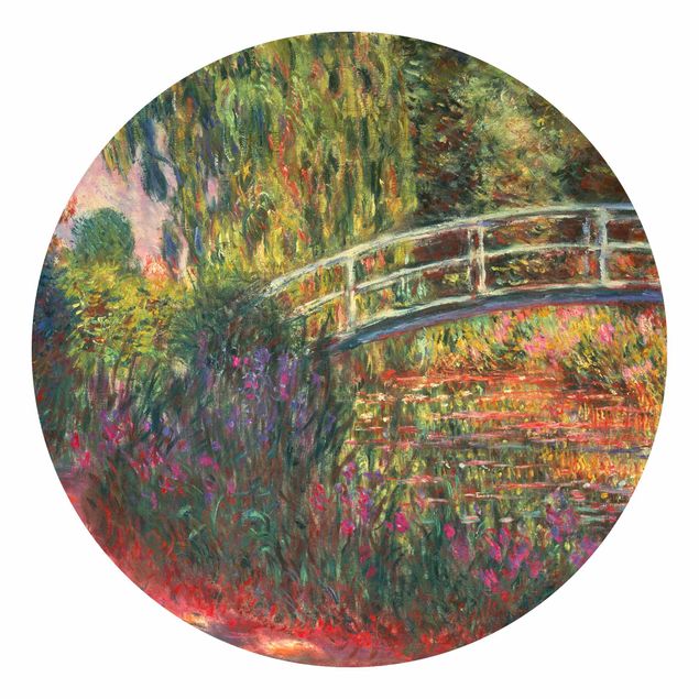Tapete Wald Claude Monet - Japanische Brücke im Garten von Giverny