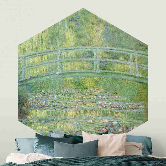 Tapete Natur Claude Monet - Japanische Brücke