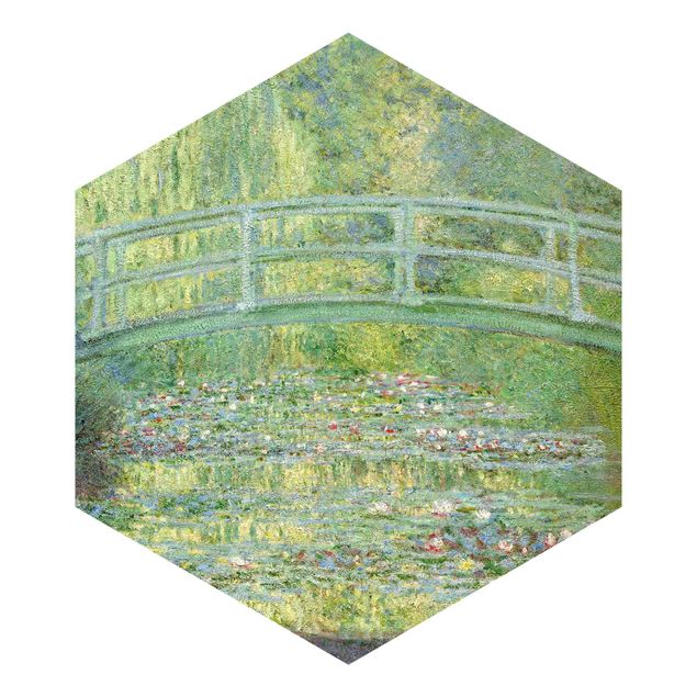 Fototapete Design Claude Monet - Japanische Brücke