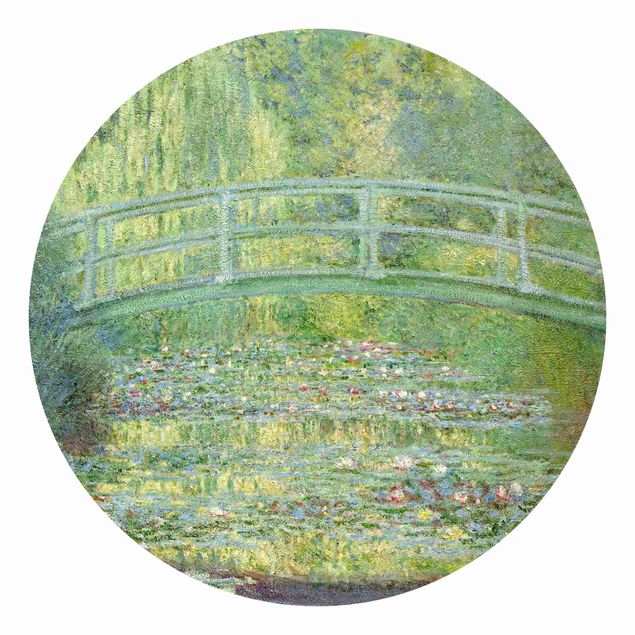 Tapeten modern Claude Monet - Japanische Brücke