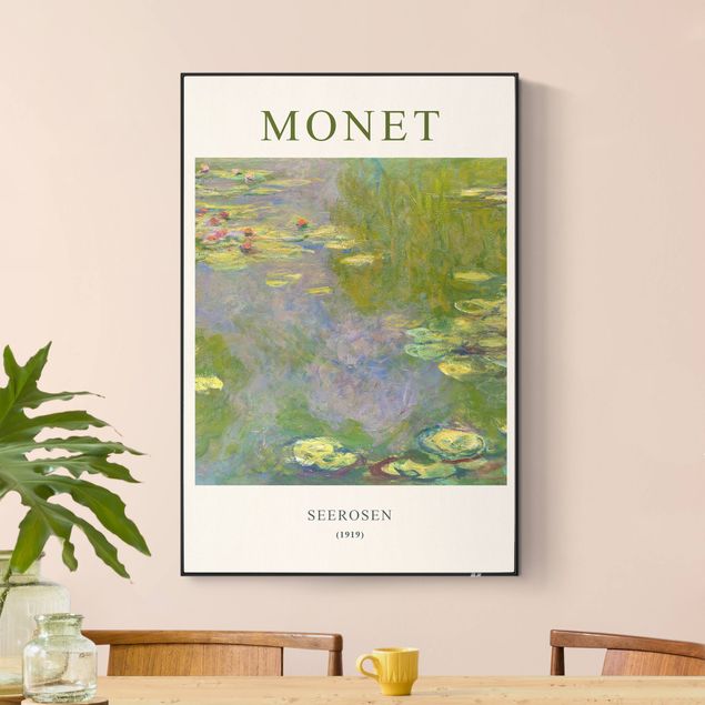 Schöne Wandbilder Claude Monet - Seerosen - Museumsedition