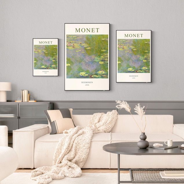 Wandbilder Kunstdruck Claude Monet - Seerosen - Museumsedition