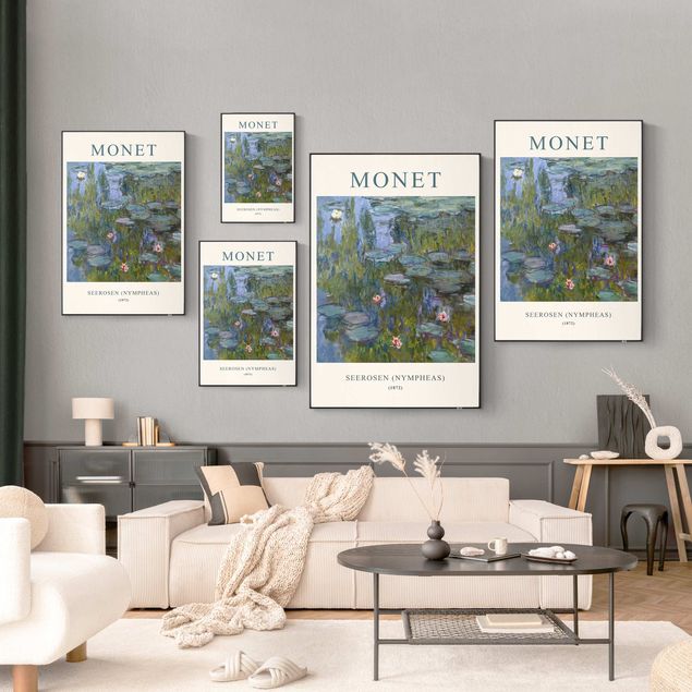 Kunstkopie Claude Monet - Seerosen (Nympheas) - Museumsedition
