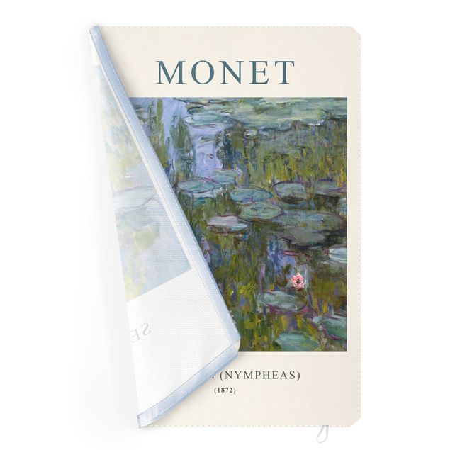 Akustikbilder mit Spannrahmen Claude Monet - Seerosen (Nympheas) - Museumsedition