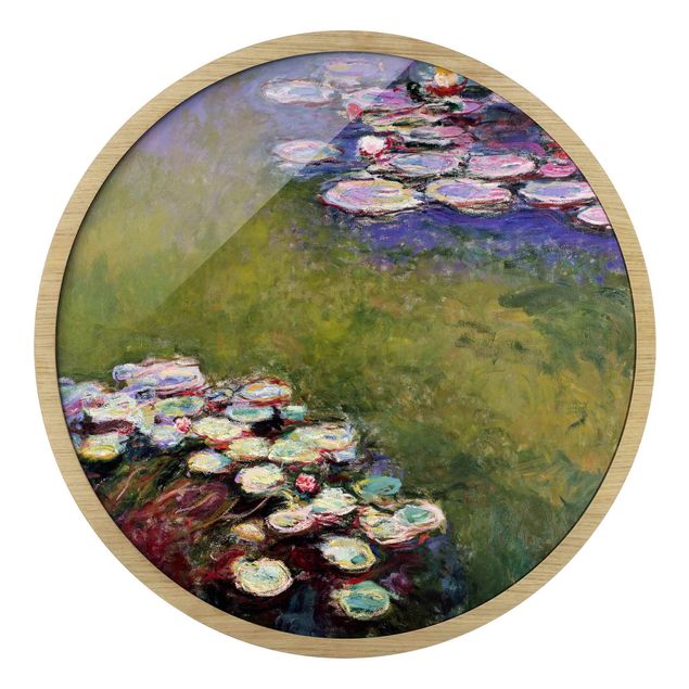 Gerahmte Kunstdrucke Claude Monet - Seerosen