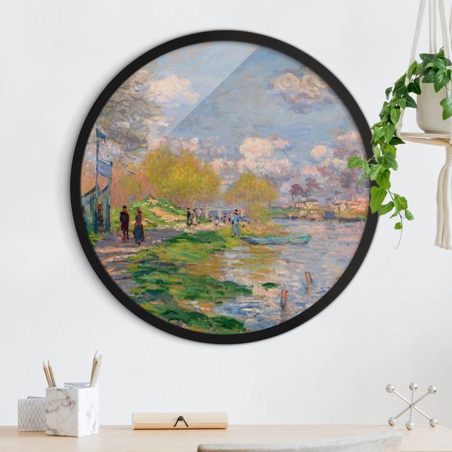 Wandbild rund Claude Monet - Seine