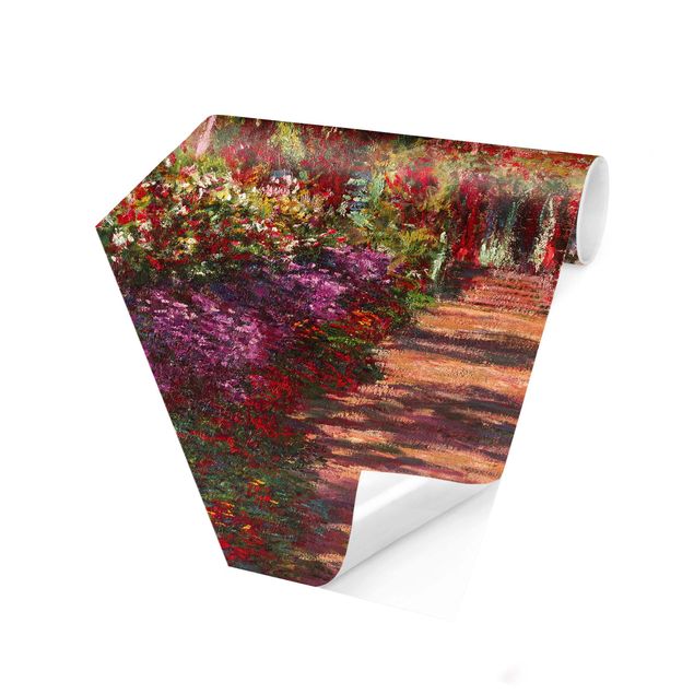 Fototapete Design Claude Monet - Weg in Monets Garten in Giverny