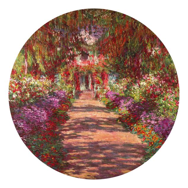 Tapete Wald Claude Monet - Weg in Monets Garten in Giverny