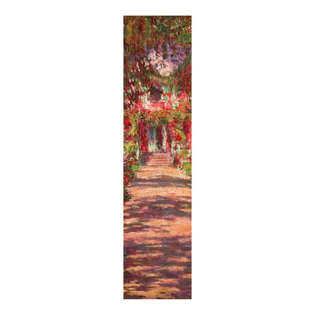 Kunstdrucke Impressionismus Claude Monet - Weg in Monets Garten in Giverny