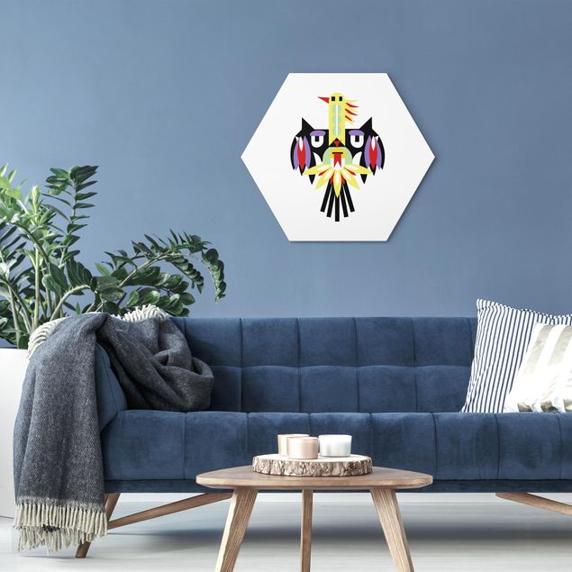 Bilder für die Wand Collage Ethno Monster - Flügel