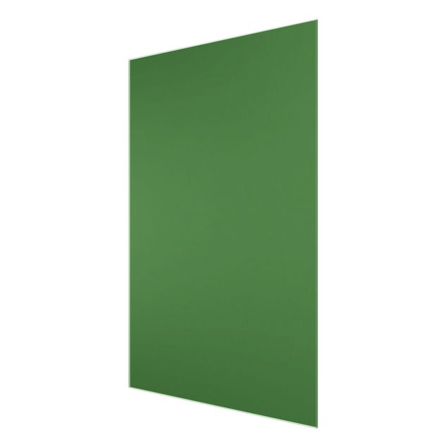 Glasbild - Colour Dark Green - Hochformat 3:4