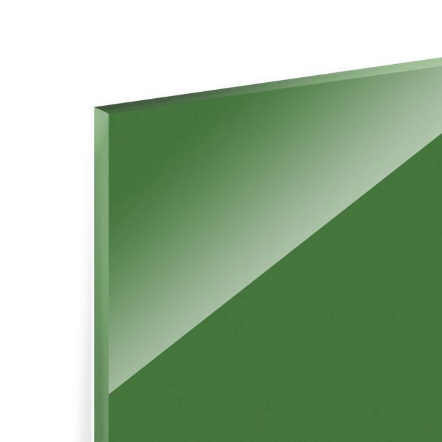 Glasbild - Colour Dark Green - Panorama 5:2