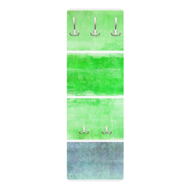 Garderobe Streifenmuster - Colour Harmony Green - Grün