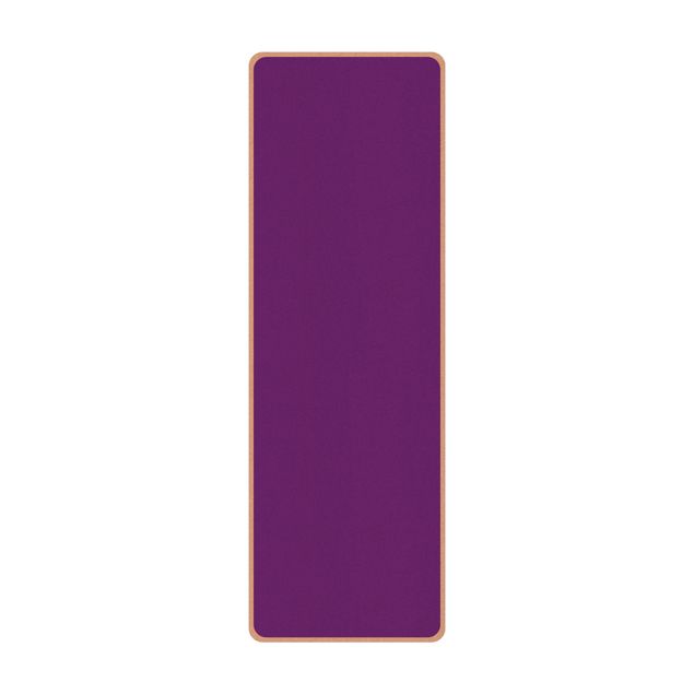 Yogamatte Kork - Colour Purple