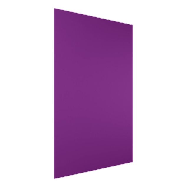 Glasbild - Colour Purple - Hochformat 3:4