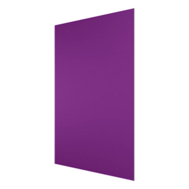 Glasbild - Colour Purple - Hochformat 3:4