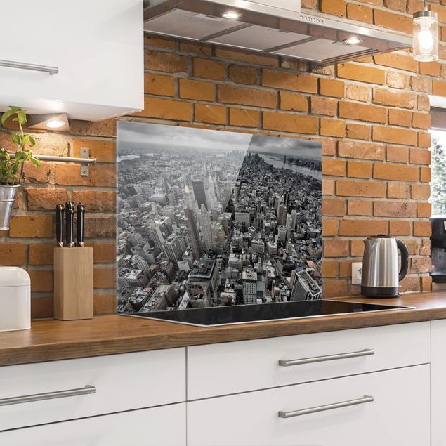 Spritzschutz Küche Blick über Manhattan