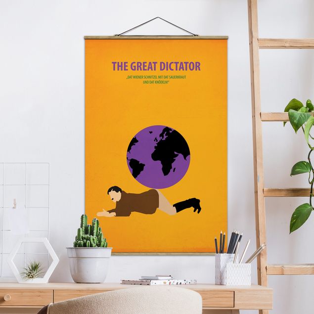 Schöne Wandbilder Filmposter The great dictator