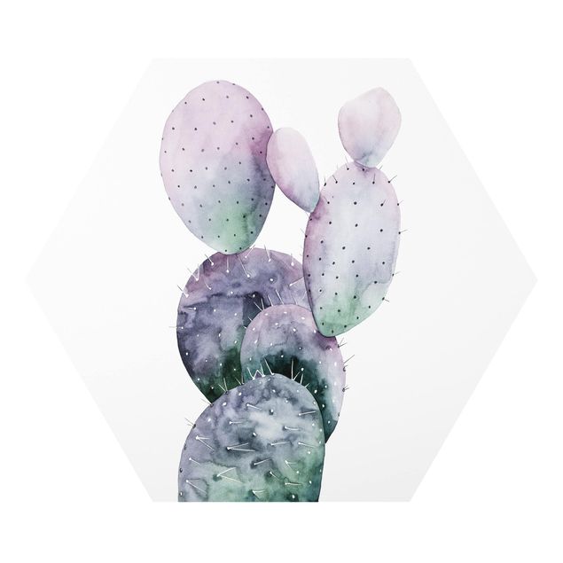 Hexagon Bild Forex - Kaktus in Lila I