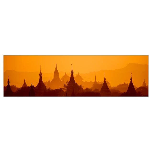 Küchenrückwand Folie Tempelstadt in Myanmar