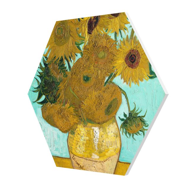 Wandbilder Vincent van Gogh - Vase mit Sonnenblumen