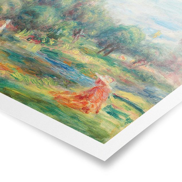 Wandbilder Auguste Renoir - Landschaft bei Cagnes