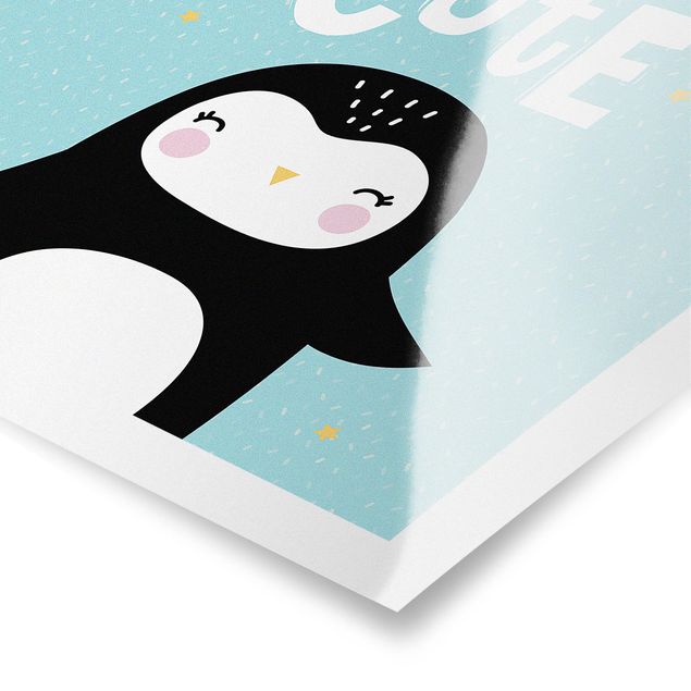 Bilder für die Wand Super Cute Pinguin