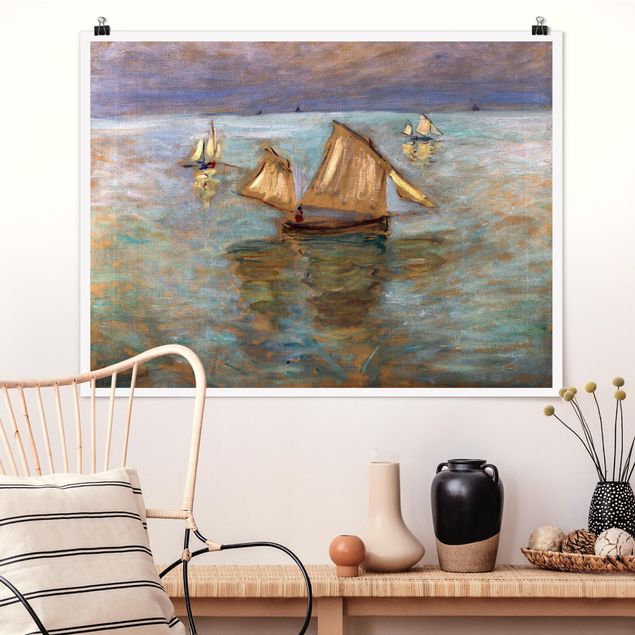 Kunstdrucke Impressionismus Claude Monet - Fischerboote