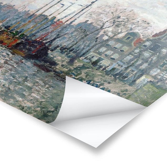 Kunstkopie Claude Monet - Kromme Waal Amsterdam