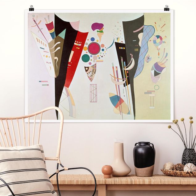 Abstrakte Bilder Wassily Kandinsky - Wechselseitiger Gleichklang