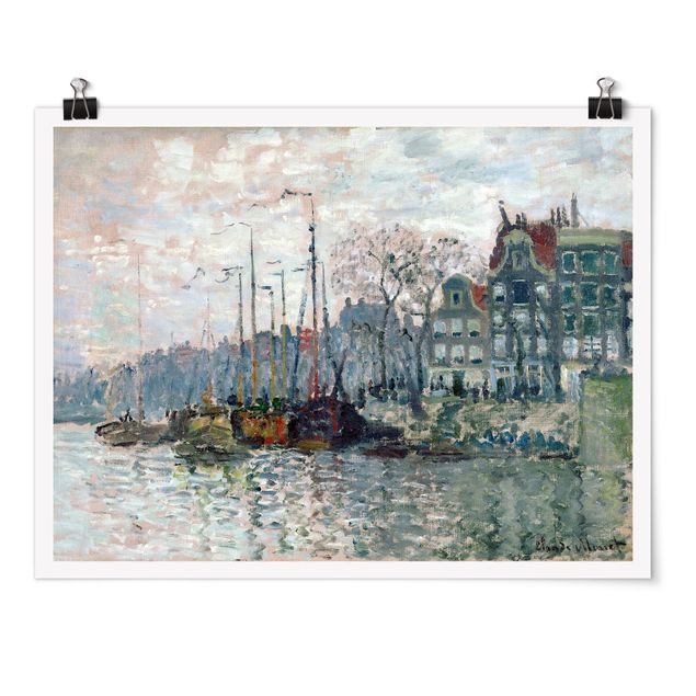 Claude Monet Bilder Claude Monet - Kromme Waal Amsterdam